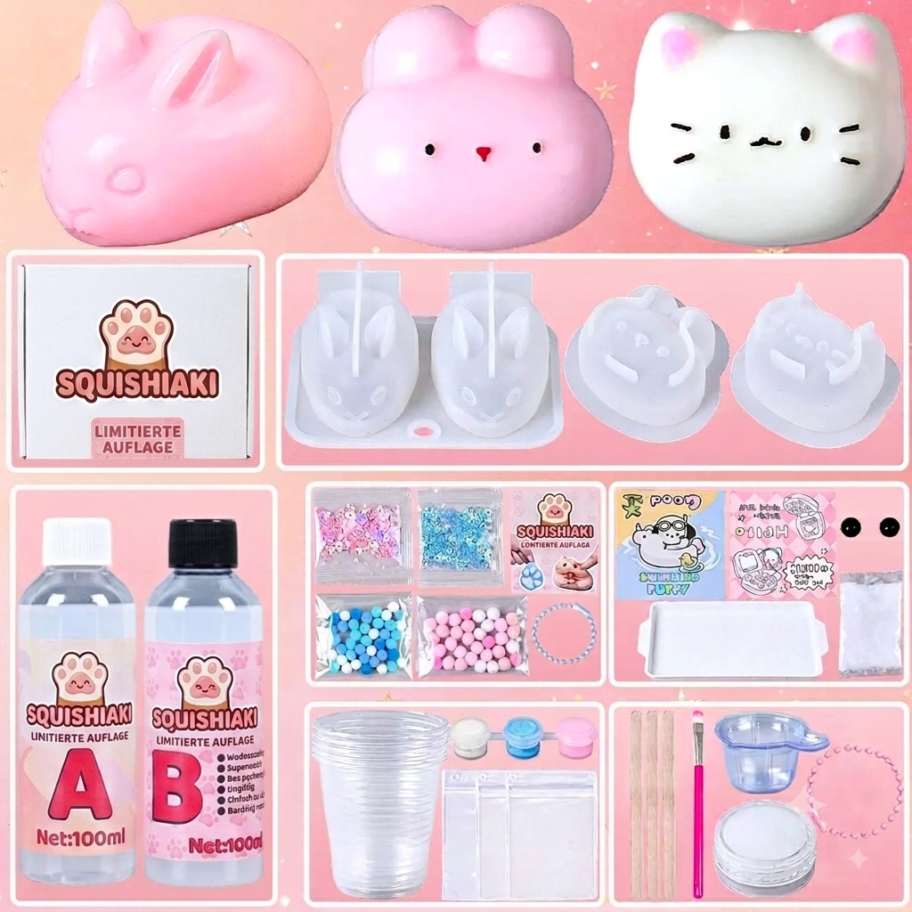 Squishiaki™ — Großes limitiertes Tier-Set