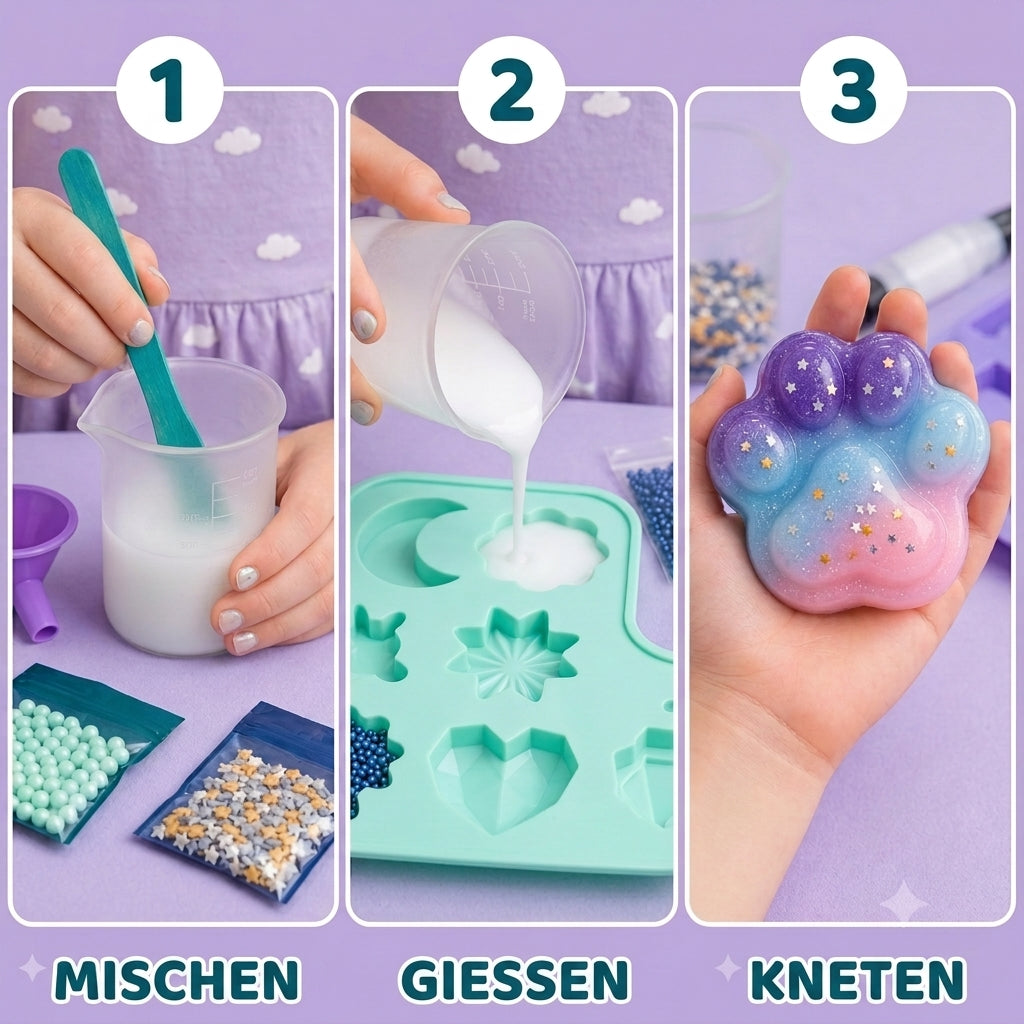 Squishiaki™ — Kreatives DIY-Squishy-Set